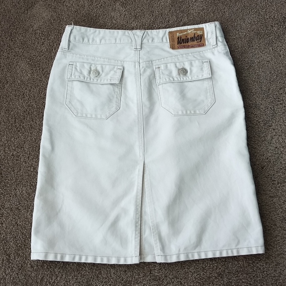 UNIONBAY Juniors Khaki Skirt Knee Length Size 5‎ - Picture 4 of 5
